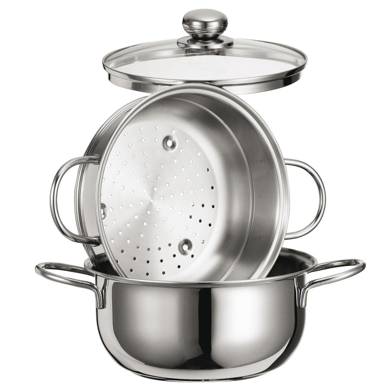 Special Cooking Set Steamer 8 Inc With Glass Lid