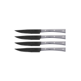 Set of 4 Narrow Steak Serrated Knives 5" with Paperstone Handle